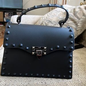Black Studded Purse
